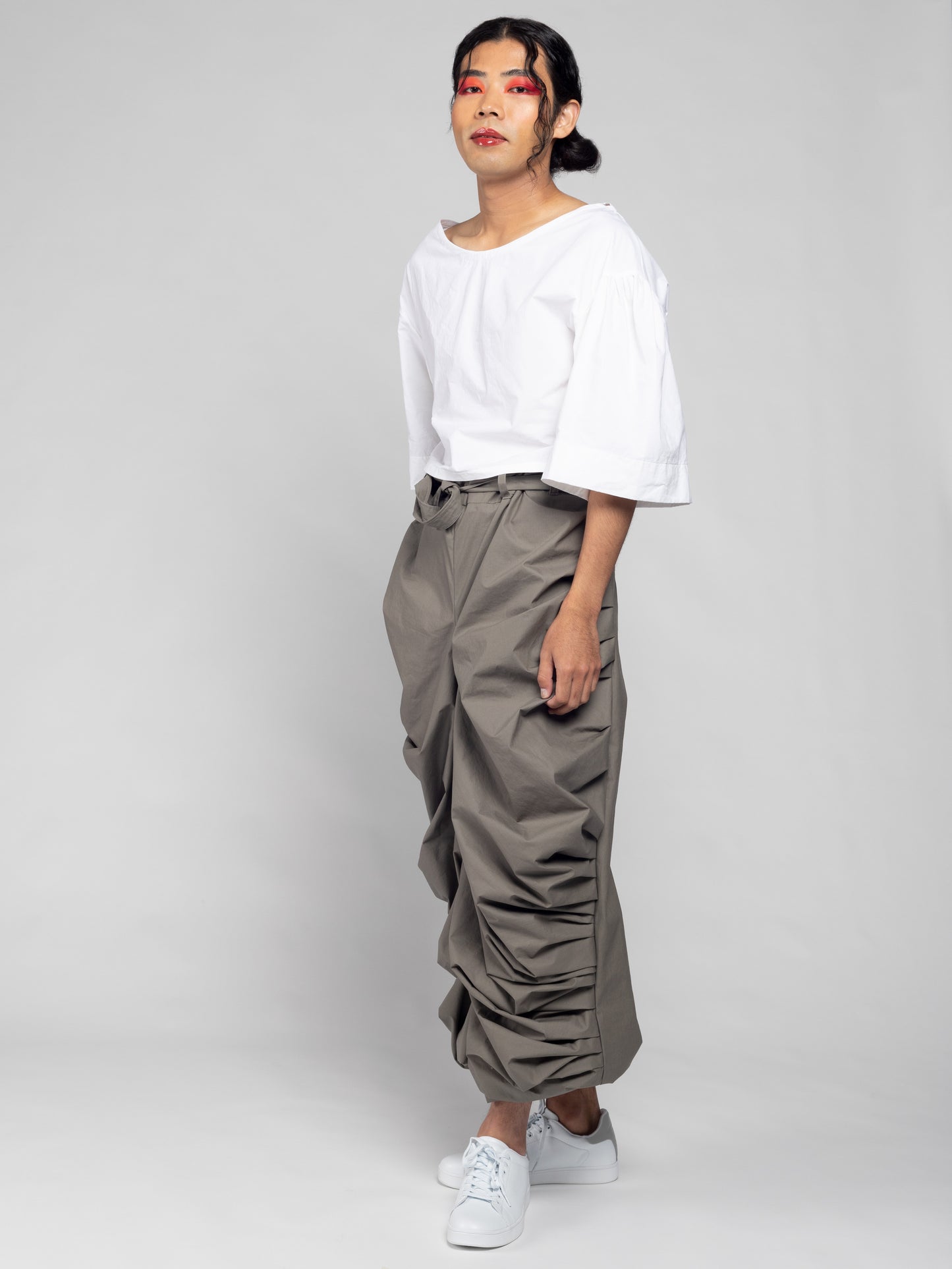 Oversized Gathered Pant