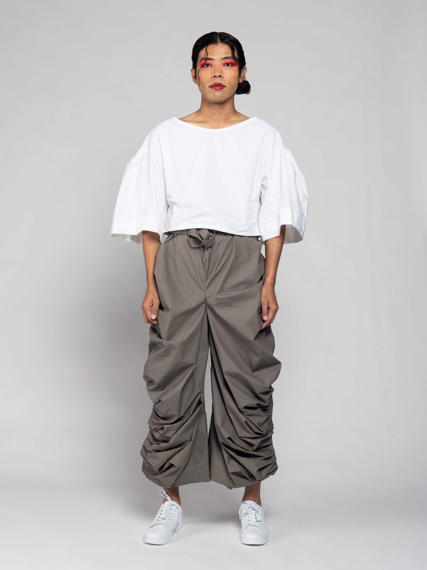 Oversized Gathered Pant